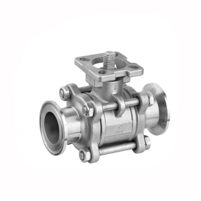 Stainless Steel Cf8 Low Pressure 3 Pc Butt Weld Ball Valve For Gas And Oil